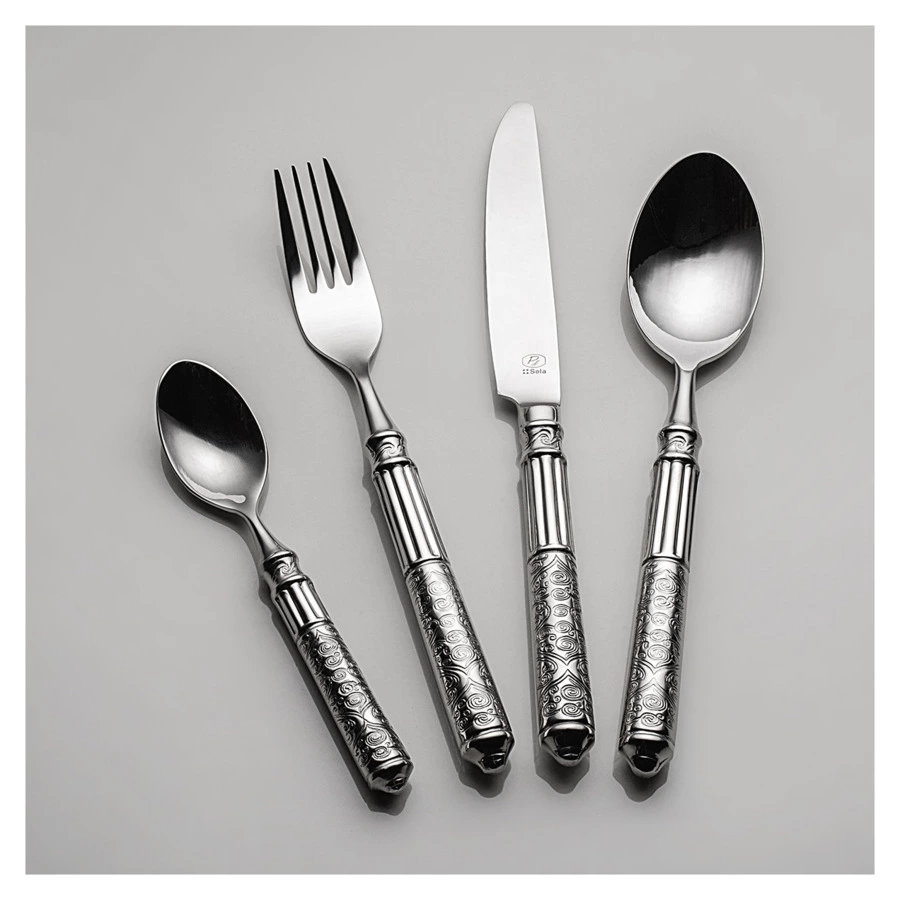 Набор столовых приборов Sola Santa Monica 24 предмета на 6 персон, Сталь нержавеющая, п/к