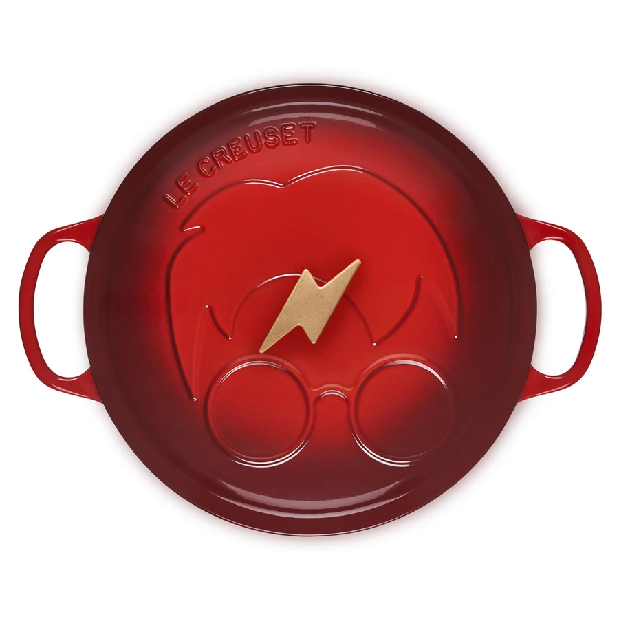 Кастрюля Le Creuset Harry Potter 26 см, чугун, вишневая