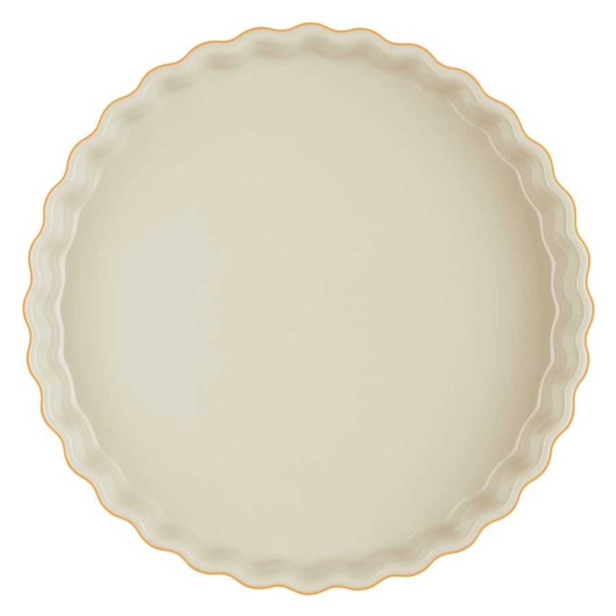 Форма для пирога рифленая Le Creuset Stoneware 28 см, керамика, огненная лава