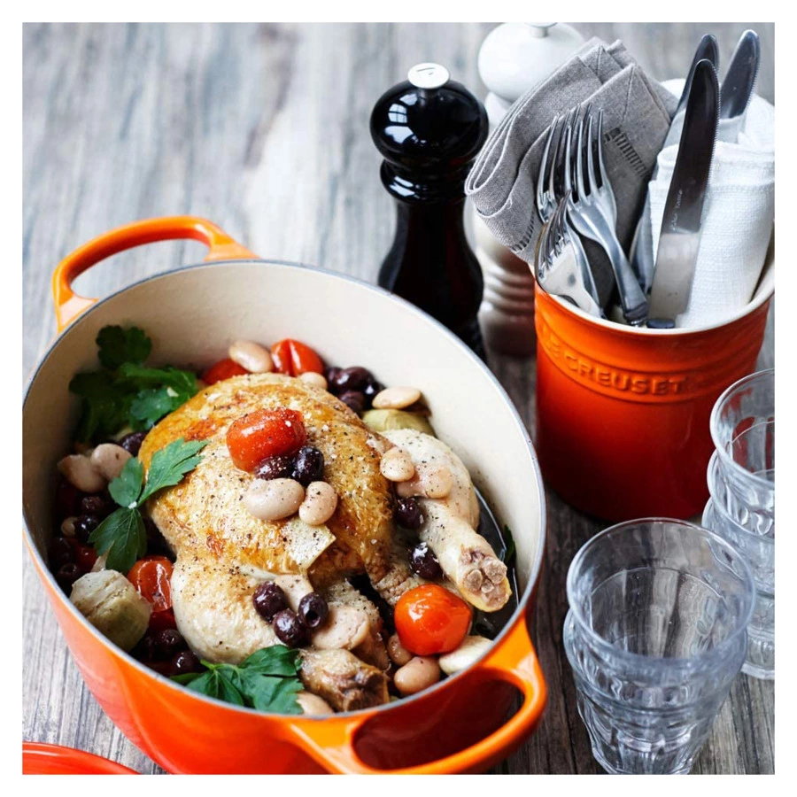 Емкость для лопаток Le Creuset 14,8 см, керамика, огненная лава
