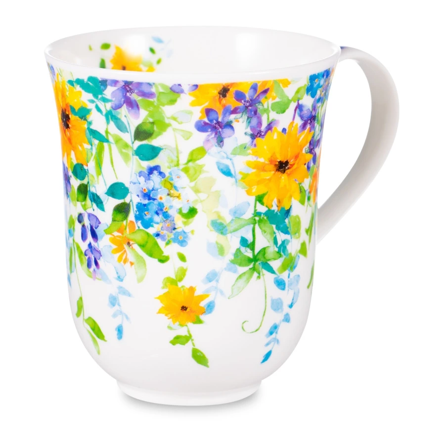 Кружка Dunoon Календула Бремор 330 мл, фарфор костяной