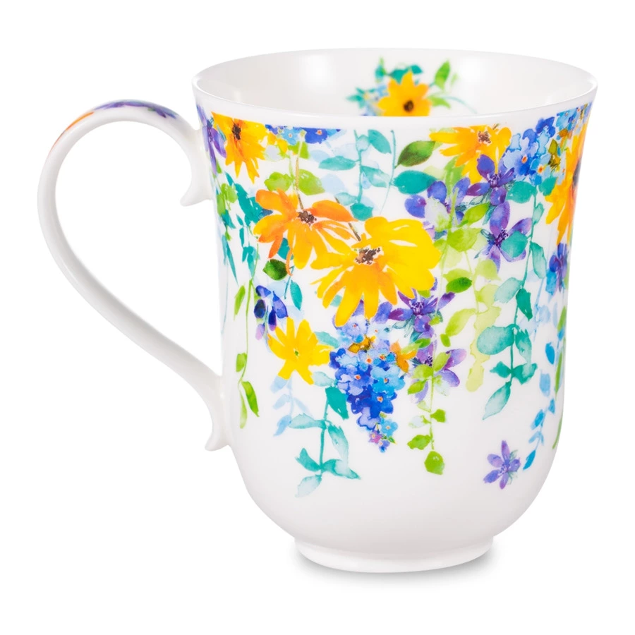 Кружка Dunoon Календула Бремор 330 мл, фарфор костяной