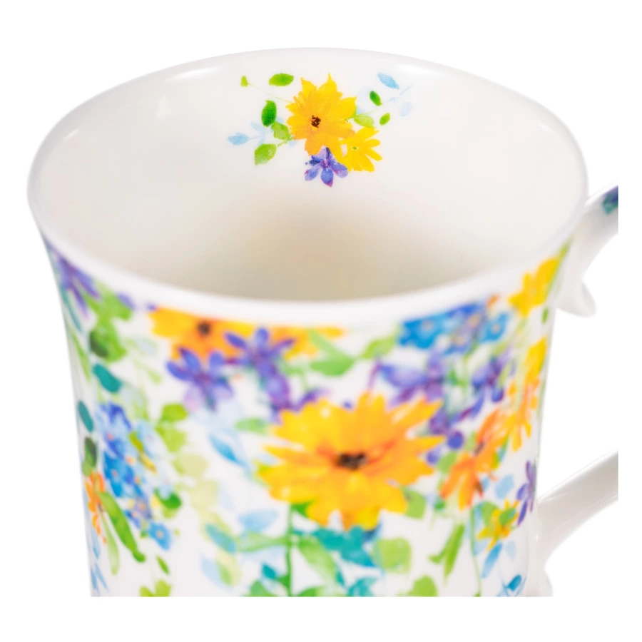 Кружка Dunoon Календула Бремор 330 мл, фарфор костяной