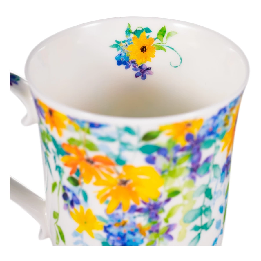 Кружка Dunoon Календула Бремор 330 мл, фарфор костяной