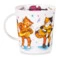 Кружка Dunoon Коты музыканты Ломонд 320 мл, фарфор костяной