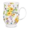 Кружка Dunoon Цветочный Сад Желтые цветы Саффолк 310 мл, фарфор костяной