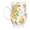 Кружка Dunoon Цветочный Сад Желтые цветы Саффолк 310 мл, фарфор костяной