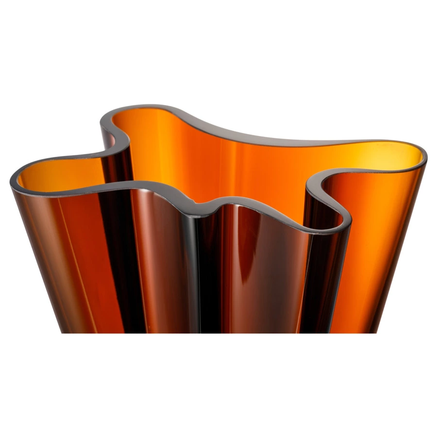 Ваза Rosenthal Поток 26 см, стекло, янтарная