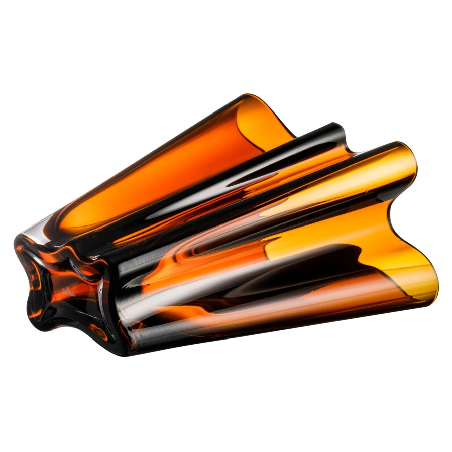 Ваза Rosenthal Поток 26 см, стекло, янтарная