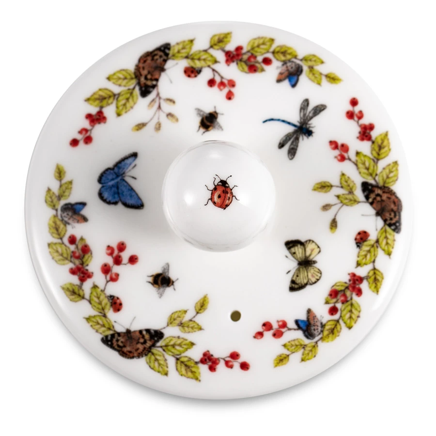 Чайник Dunoon Тайный лес 1,2 л, фарфор костяной