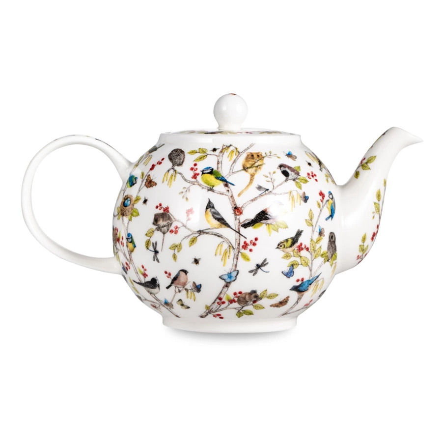 Чайник Dunoon Тайный лес 750 мл, фарфор костяной