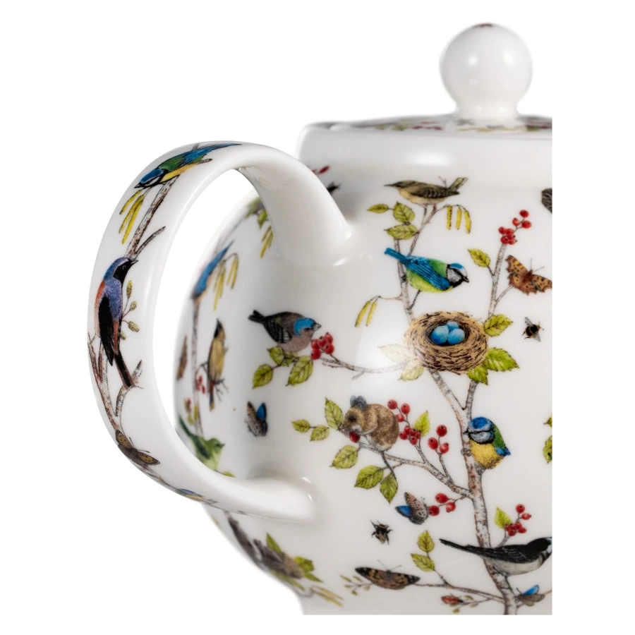 Чайник Dunoon Тайный лес 750 мл, фарфор костяной