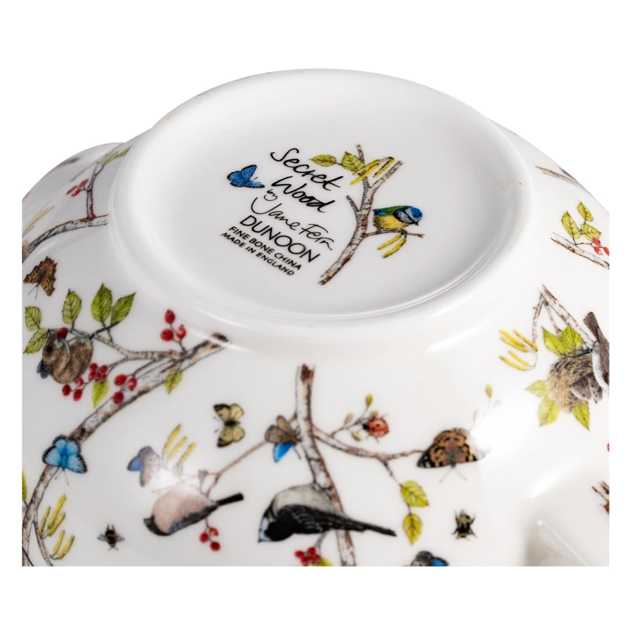 Чайник Dunoon Тайный лес 750 мл, фарфор костяной