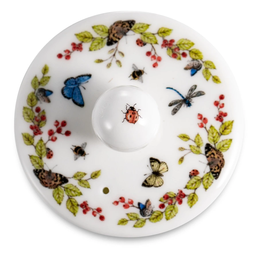 Чайник Dunoon Тайный лес 750 мл, фарфор костяной