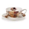 Чашка чайная с блюдцем Dunoon Бель Эпок 250 мл, фарфор костяной
