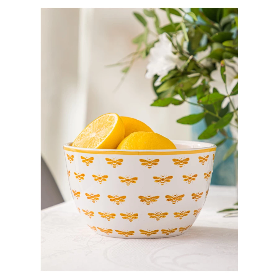 Салатник порционный Certified Int Подсолнухи, пчелы 13 см, керамика