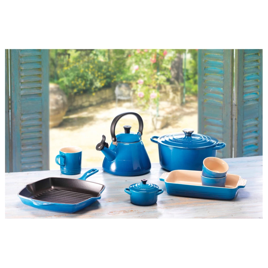 Сковорода гриль Le Creuset Cast Iron Signature 26 см, чугун, марсель