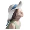 Фигурка Lladro Любопытная девочка в соломенной шляпе 9х25 см, фарфор