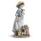 Фигурка Lladro Суета в саду 12х22 см, фарфор