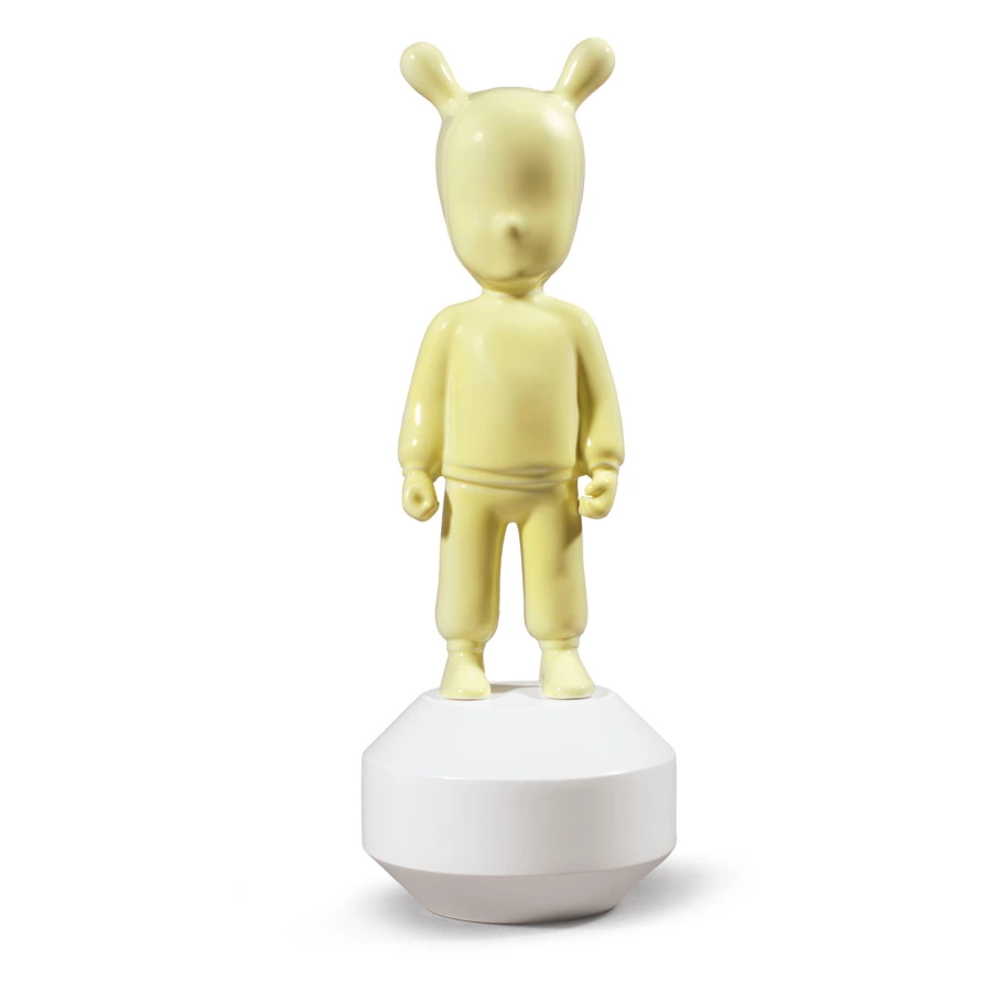 Фигурка Lladro Гость желтый, малый 11х30 см, фарфор