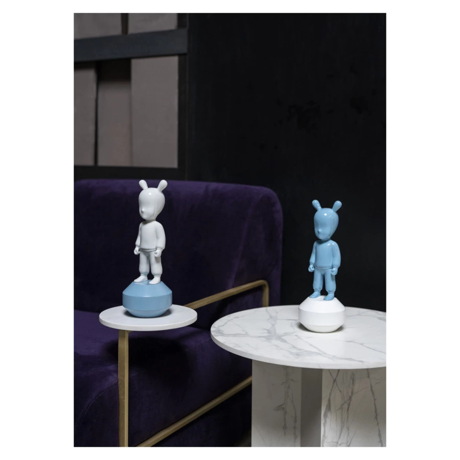 Фигурка Lladro Гость синий, малый 11х30 см, фарфор