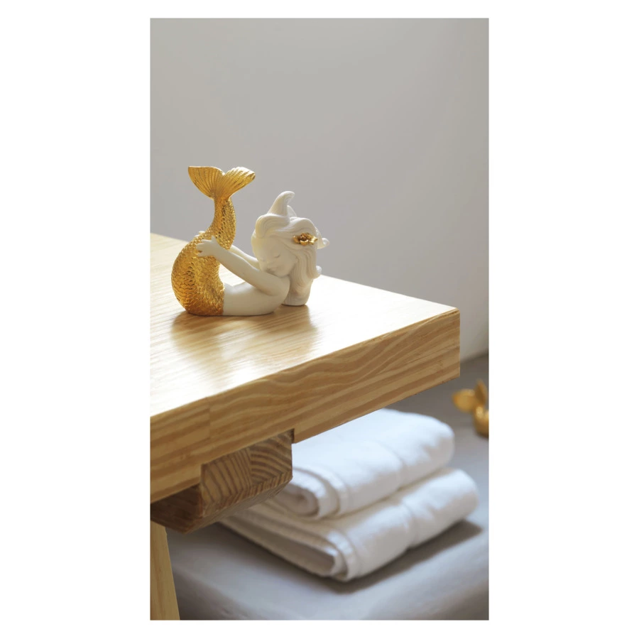 Фигурка Lladro Резвясь в море Ре-Деко 12х10 см, фарфор, золотой люстр