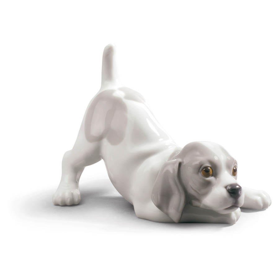 Фигурка Lladro Игривый щенок 11х11 см, фарфор