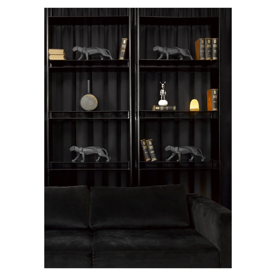 Фигурка Lladro Черная пантера оригами 50х19 см, фарфор