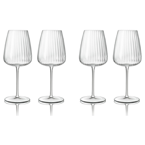 Набор бокалов для белого вина Luigi Bormioli Оптика 550 мл, 4 шт