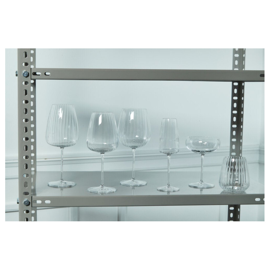 Набор бокалов для белого вина Luigi Bormioli Оптика 550 мл, 4 шт, стекло хрустальное