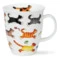 Кружка Dunoon Кошки на пробежке Невис 480 мл, фарфор костяной