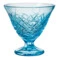 Ваза для крема на ножке ГХЗ 10,6 см, бирюзовая, хрусталь