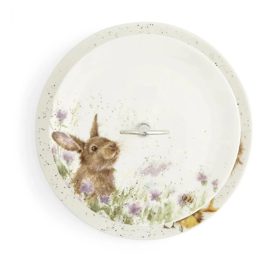 Блюдо двухъярусное Royal Worcester Забавная фауна Уточки 26,7 см, 20 см, п/к