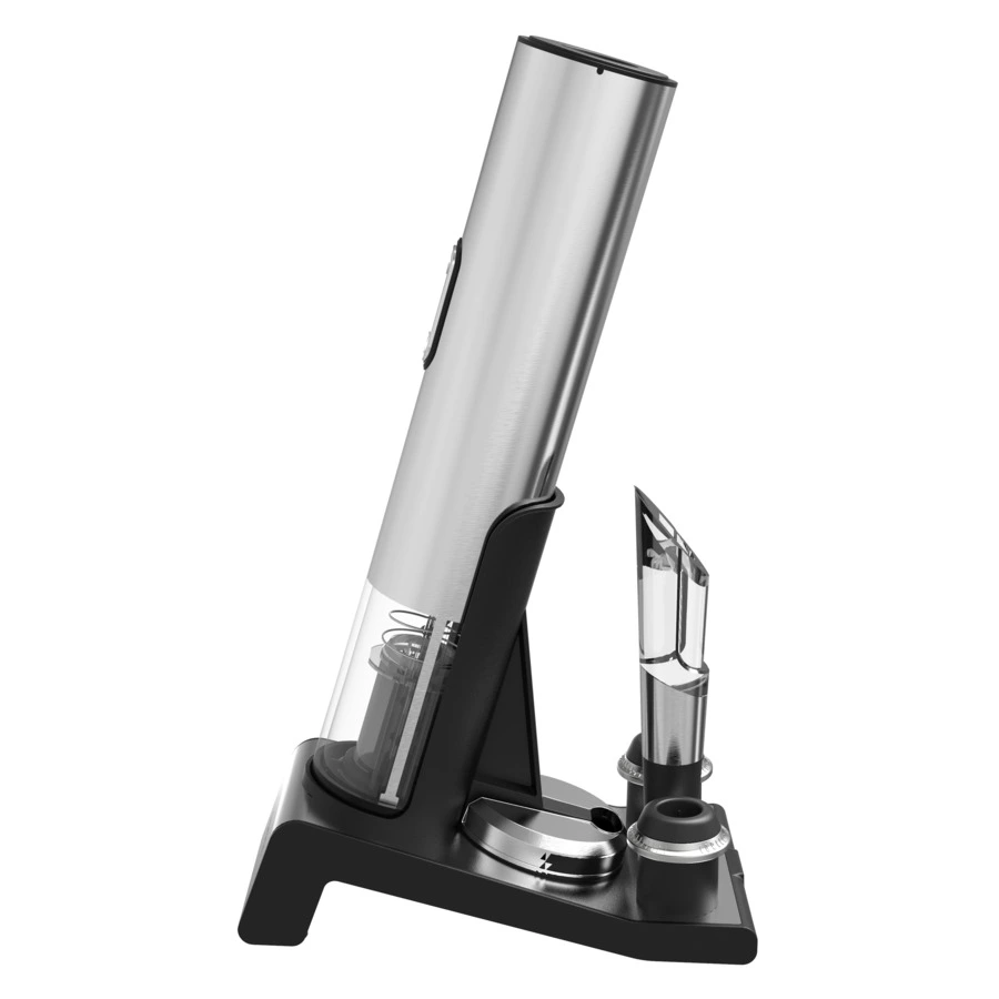 Штопор электрический Prestigio Garda с зарядным устройством, серебристый