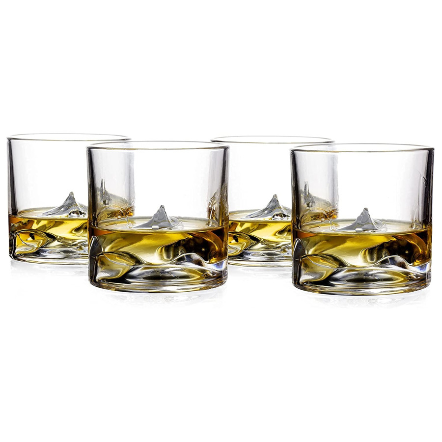 Набор стаканов для виски Liiton Everest 270 мл, 4 шт, стекло хрустальное