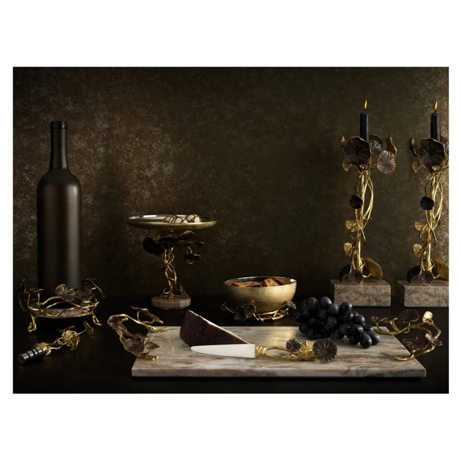 Набор подставка и стоппер для бутылки Michael Aram Michael Aram Сад Моне 15 см