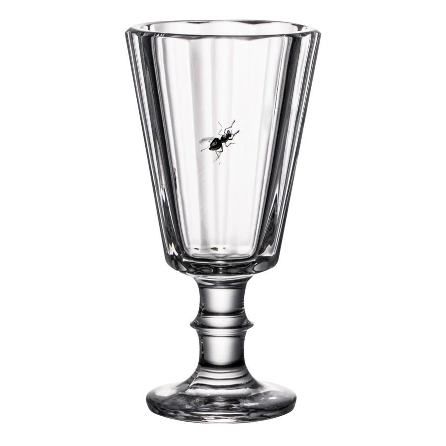 Набор рюмок-лафитников Бахметевъ1764 Под мухой 50 мл, высокая ножка, 6 шт, хрусталь, ручная роспись