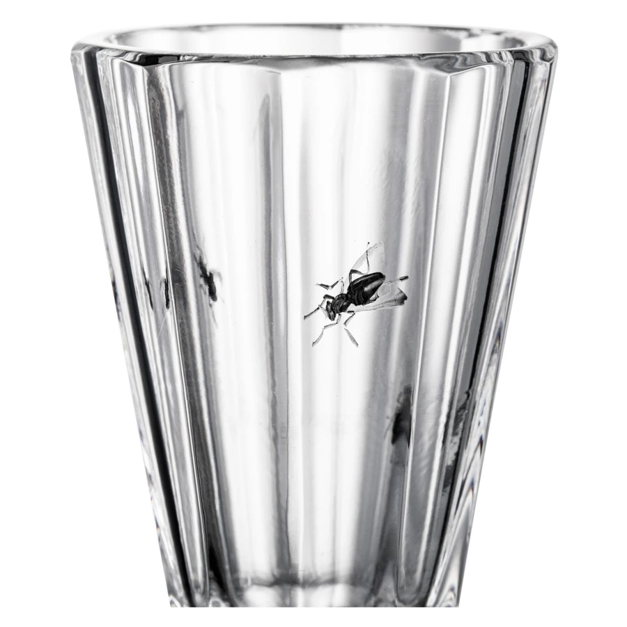 Набор рюмок-лафитников Бахметевъ1764 Под мухой 50 мл, высокая ножка, 6 шт, хрусталь, ручная роспись