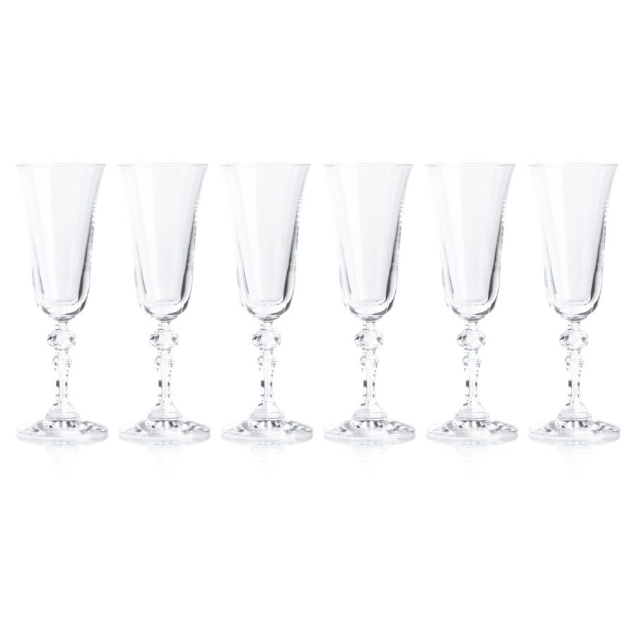 Набор фужеров для шампанского Krosno Криста 150 мл, 6 шт бокалы для мартини willsberger anniversary 4 шт 260 мл