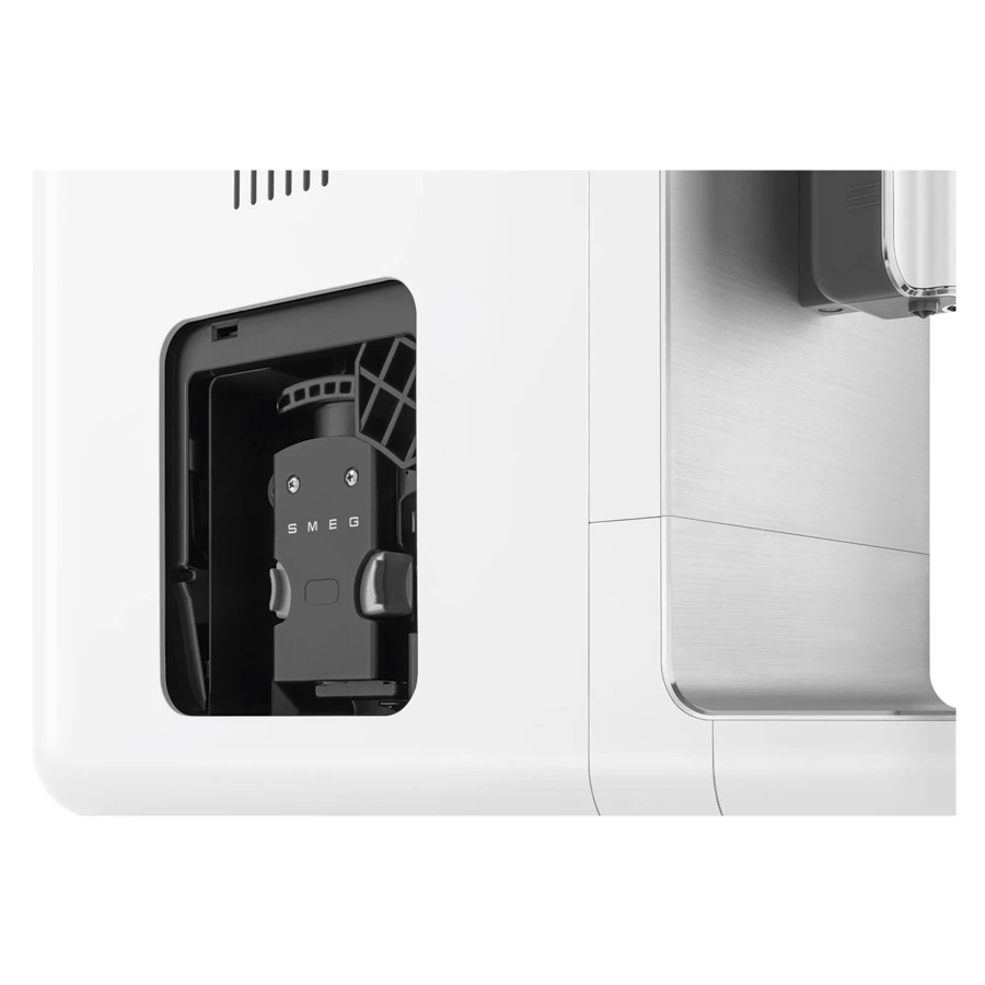 Кофемашина автоматическая SMEG BCC02WHMEU Collezione, 6 программ кофе, капучинатор, белый матовый