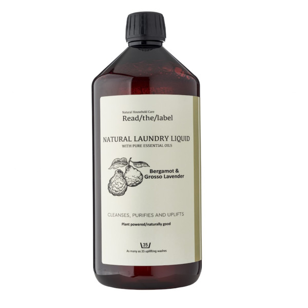 Средство жидкое для стирки с эфирными маслами Vanilla Blanc Read the Label Бергамот и Лаванда 1 л