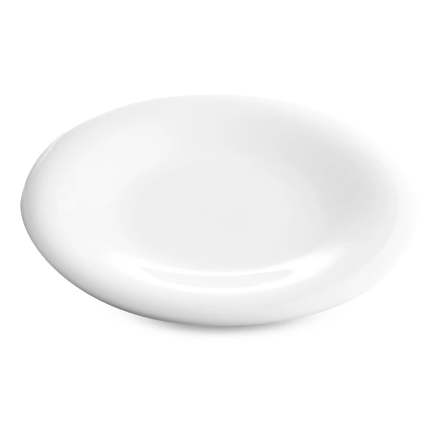 Тарелка закусочная Mix&Match Капля 21см, рельеф, фарфор костяной
