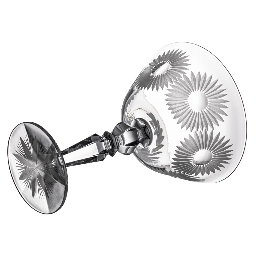 Ваза для фруктов ГХЗ Журавль 33 см, хрусталь, прозрачный