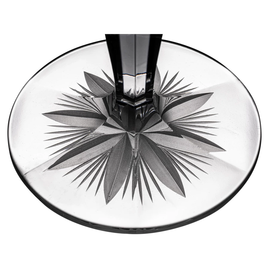 Ваза для фруктов ГХЗ Журавль 33 см, хрусталь, прозрачный