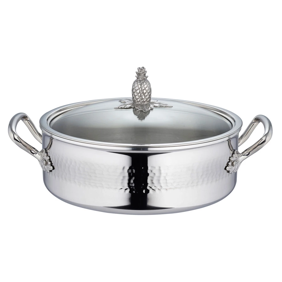 Сотейник с двумя ручками с крышкой Ruffoni Omegna 5 л, d26 см, h9 см, сталь, для индукции