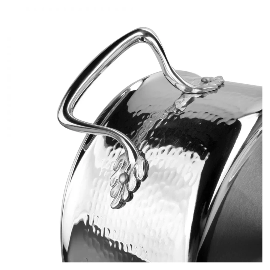 Сотейник с двумя ручками с крышкой Ruffoni Omegna 5 л, d26 см, h9 см, сталь, для индукции