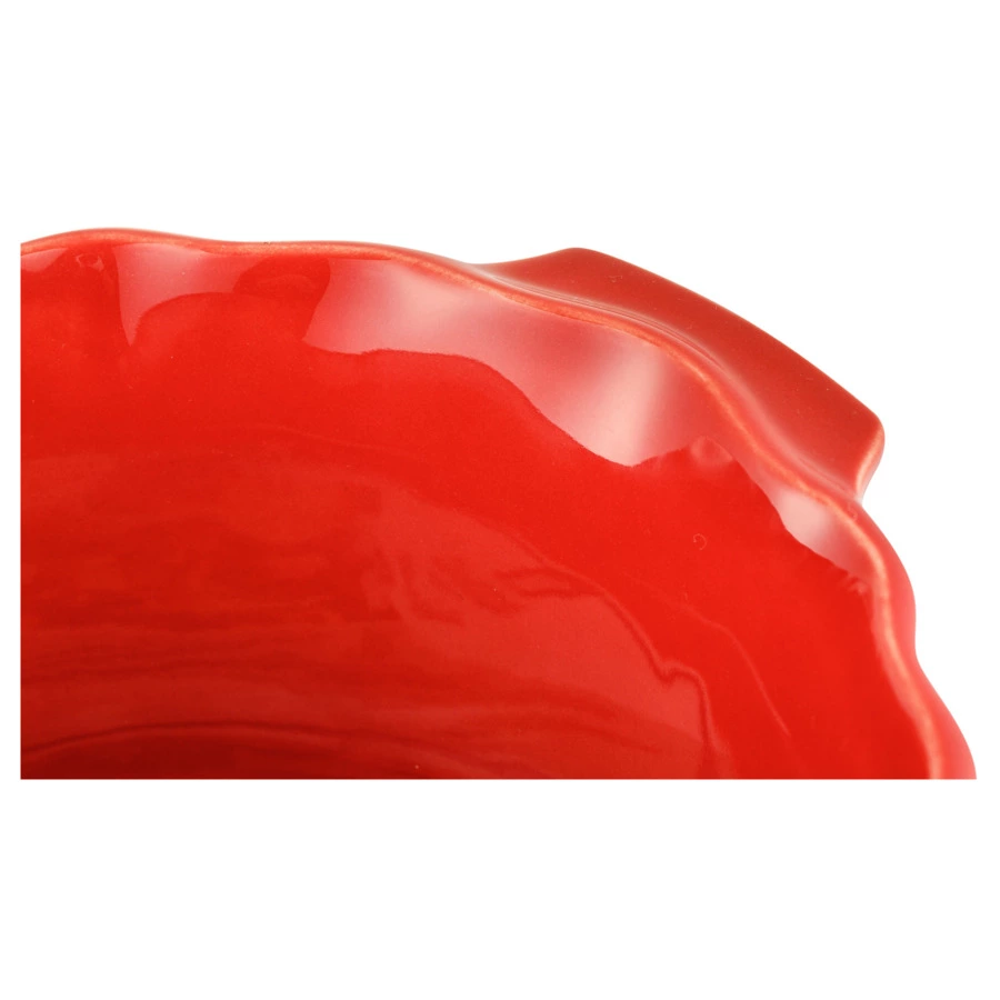 Форма для запекания круглая Esprit de cuisine Festonne d22 см, 2 л, ручки, вишневая