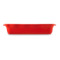 Форма для запекания прямоугольная Esprit de cuisine Festonne 36,5х20 см, 2,7 л, ручки, вишневая