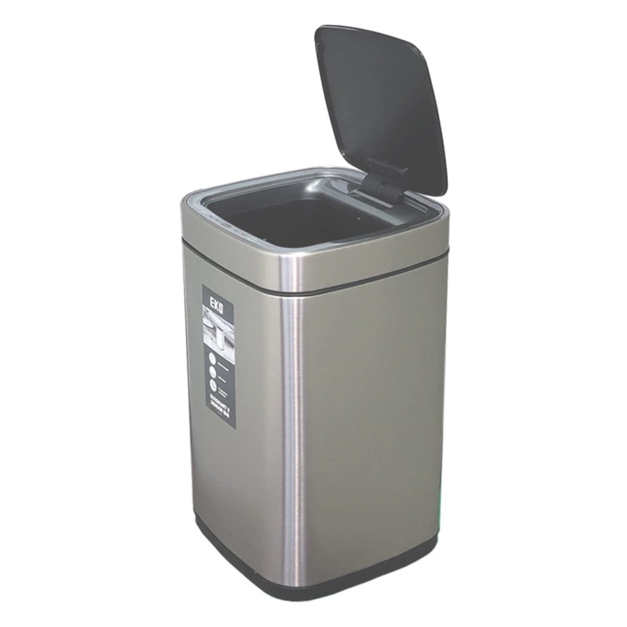 Ведро для мусора сенсорное EKO Ecosmart X 12 л, сталь нержавеющая