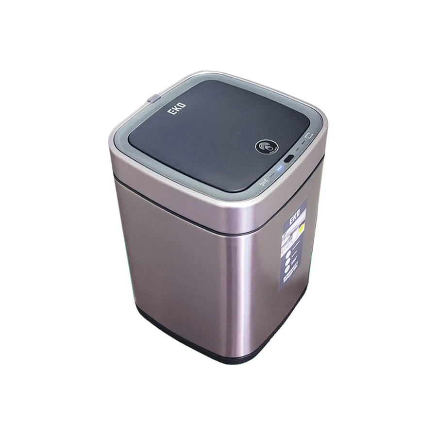 Ведро для мусора сенсорное EKO Ecosmart X 6 л, сталь нержавеющая